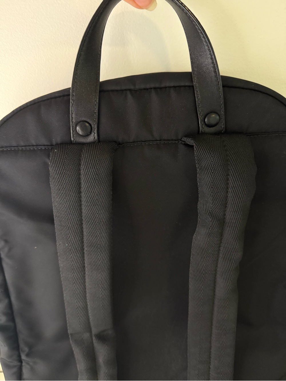 Prada 018 Black Nylon Parachute Backpack Silver Hardware - Picture 6 of 11